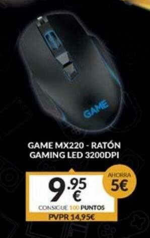 Game Mx220 - Ratón Gaming Led 3200dpi