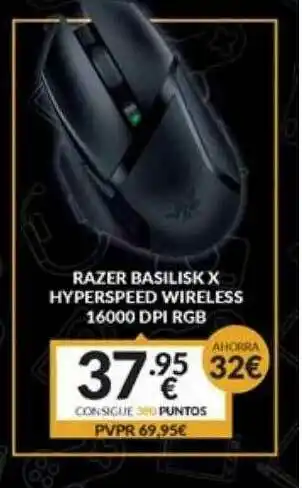 Game Razer Basilisk X Hyperspeed Wireless 16000 Dpi Rgb oferta