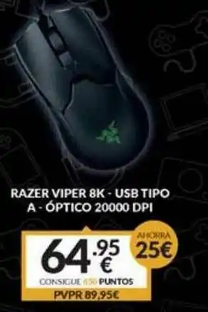 Game Razer Viper 8k - Usb Tipo A - óptico 20000 Dpi oferta