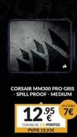 Game Corsair Mm300 Pro Gris - Spill Proof - Medium oferta
