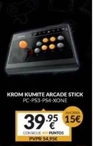 Game Krom Kumite Arcade Stick Pc-ps3-ps4-xone oferta