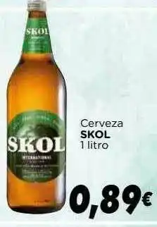 Supermercados Piedra Cerveza Skol oferta