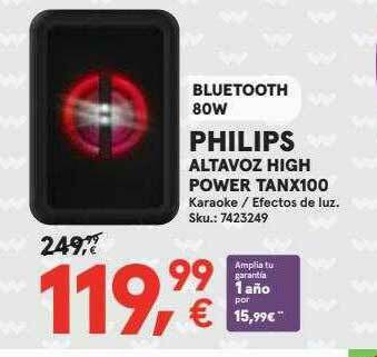 Worten Philips Altavoz High Power Tanx100 oferta
