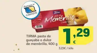 HiperDino Tirma Pasta De Guayaba O Dulce De Membrillo oferta