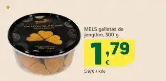 HiperDino Mels Galletas De Jengibre oferta