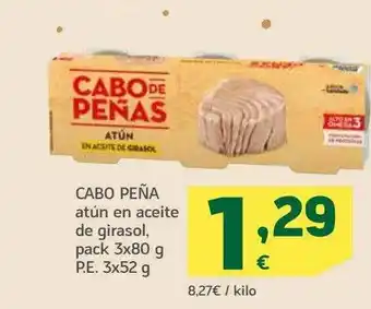 HiperDino Cabo Peña Atun En Aceite De Girasol oferta