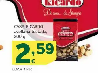 HiperDino Casa Ricardo Avellana Tostada oferta