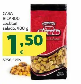 HiperDino Casa Ricardo Cocktail Salado oferta