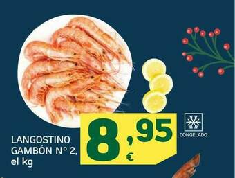 HiperDino Langostino Gambón N°2 oferta