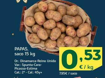 HiperDino Papas oferta