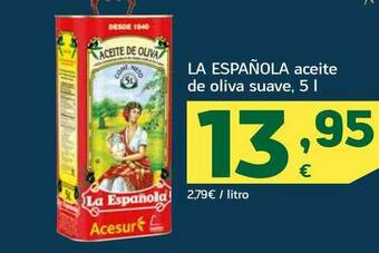 HiperDino La Española Aceite De Oliva Suave oferta