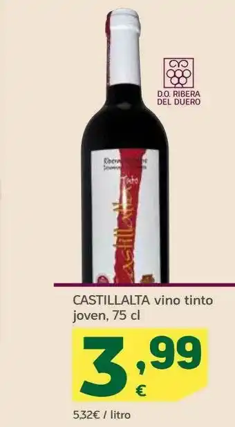 HiperDino Castillalta Vino Tinto Joven oferta