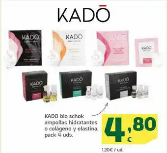Kado Bio Schok Ampollas Hidratantes O Colágeno Y Elastina