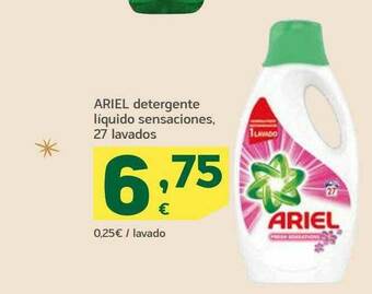 HiperDino Ariel Detergente Liquido Sensaciones oferta