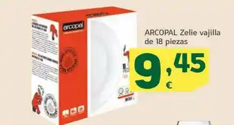 HiperDino Arcopal Zelie Vajilla De 18 Piezas oferta