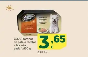 HiperDino Cesar Tarrinas De Paté O Recetas A La Carta oferta