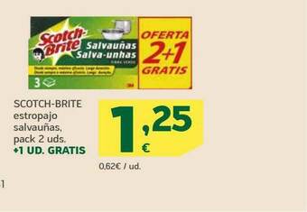 HiperDino Scotch-brite Estropajo Salvauñas oferta
