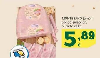 HiperDino Montesano Jamón Cocido Selección oferta