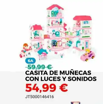Juguetoon Casita De Muñecas Con Luces Y Sonidos oferta