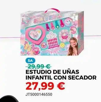 Juguetoon Estudio De Uñas Infantil Con Secador oferta