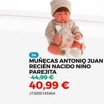 Juguetoon Muñecas Antonio Juan Recién Nacido Niño Parejita oferta