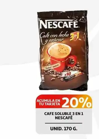 Alcampo Cafe Soluble 3 En 1 Nescafé oferta