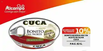 Alcampo Bonito Reserva Msc En Aceite De Oliva Cuca oferta