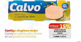 Alcampo Atun Claro En Aceite De Oliva Calvo oferta