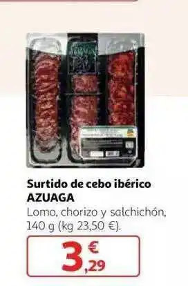 Alcampo Surtido De Cebo Ibérico Azuaga oferta