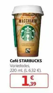 Alcampo Café Starbucks oferta