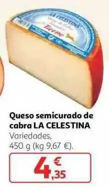 Alcampo Queso Semicurado De Cabra La Celestina oferta