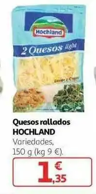 Alcampo Quesos Rallados Hochland oferta