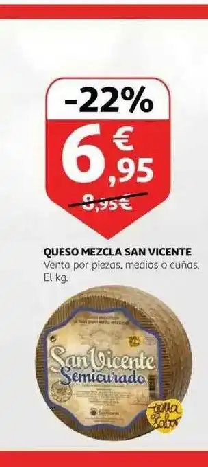 Alcampo Queso Mezcla San Vicente oferta