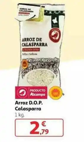 Alcampo Arroz D.o.p. Calasparra oferta