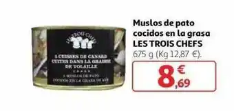 Alcampo Muslos De Pato Cocidos En La Grasa Les Trois Chefs oferta