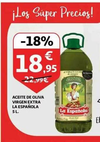 Alcampo Aceite De Oliva Virgen Extra La Española oferta