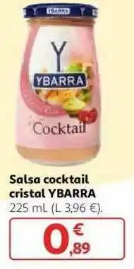 Alcampo Salsa Cocktail Cristal Ybarra oferta