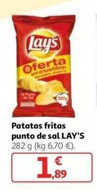 Alcampo Patatas Fritas Punto De Sal Lay's oferta