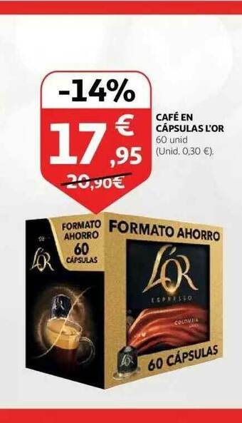 Alcampo Café En Capsulas L'or oferta