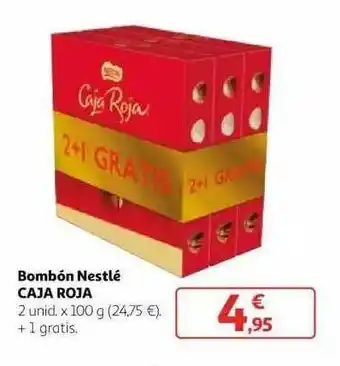 Alcampo Bombón Nestlé Caja Roja oferta