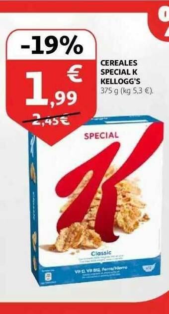 Alcampo Cereales Special K Kellogg's oferta