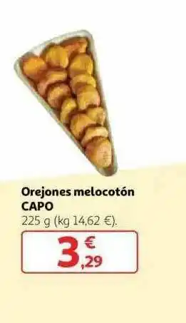 Alcampo Orejones Melocotón Capo oferta