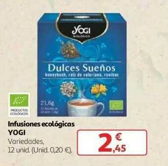 Alcampo Infusiones Ecológicas Yogi oferta