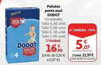 Alcampo Pañales Pants Azul Dodot oferta