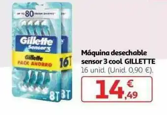 Máquina Desechable Sensor 3 Cool Gillette