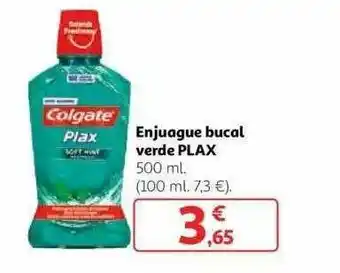 Alcampo Enjuague Bucal Verde Plax oferta