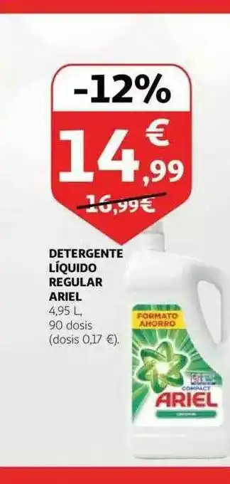 Alcampo Detergente Liquido Regular Ariel oferta