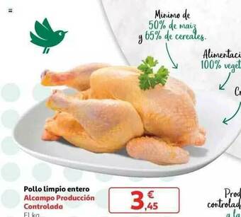 Alcampo Pollo Limpio Entero oferta