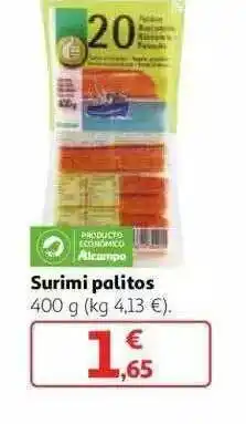Alcampo Surimi Palitos oferta