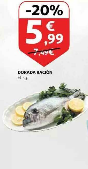 Alcampo Dorada Ración oferta